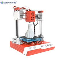 목업제작 3D프린터 EasyThreed 100100100mm 인쇄 미니 데스크탑 어린이 3D 프린터 TF 카드 PLA 샘플 필라멘트로 고정밀 음소거 인쇄, 우리