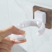 손소독제 샴푸 바디 워시 접착식 벽 거치대 홀더 후크, 1개