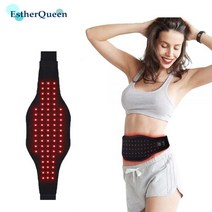 어깨 안마기 EstherQueen LED 붉은 빛 벨트 무릎 관절에 근적외선 랩 장치 타이머와, 영국