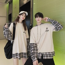 봄 가을 후드티 커플 시밀러룩 데일리 캐주얼