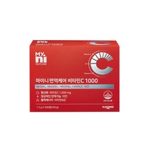 일동제약 마이니 비타민C 1000 면역케어 항산화 활력비타민B1 B6 옥수수추출 비타민C 효능 어린이비타민C 온가족비타민 정제타입, 본제품 1박스