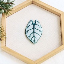 nordic ins plant white brocade monstera 침대 옆 소파 허리 베개 베개 쿠션 귀걸이 냉장고 자석 홈 가구, 1pcs 냉장고 자석 f
