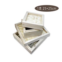 [로얄키친]삼나무 정사각 찜기세트 떡시루 만두 찐빵 딤섬찜솥, 1호 25*25cm