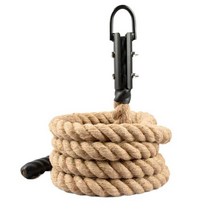 크로스핏로프 크로스핏 밧줄 헬스장 전신운동 등반, 등산용대마줄30mm3미터(등산용고리포함)