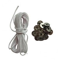 5x5 Wicks 코어 Sustainers 탭 홀더베이스 캔들 제작 공예 수제 캔들 윅, 설명, 화이트, 설명
