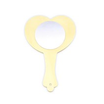 attizone 손거울 나무손거울 나무손잡이거울 만들기거울 모양손거울 거울만들기, 나무손거울(하트)