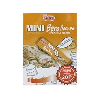 더캣츠 미니베로베로 가리비 20개입 간편급여 영양공급 건강간식 길고양이간식, 상세페이지 참조