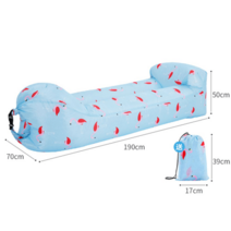 야외빈백 소파 에어 캠핑 휴대용 공기주입, 플라밍고