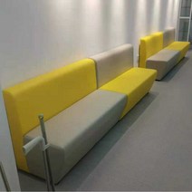등받이 대기의자 로비의자 호텔로비 병원 의자 약국, 길이 1.8m, 길이 1.8m