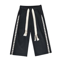 캐주얼반바지 칠부 바지남자 여름 얇은 트렌드 와이드 루즈핏 빅사이즈 고가 웨빙 운동 건달카리스마 눈길을 4613279835