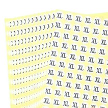 사이즈별 숫자 티셔츠 스티커 사이즈 가을 겨울 후드티 커플 프린팅자수, M