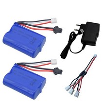 7.4v 1100mah 18500 H102 원격 제어 보트 리튬 배터리 2.4G 고속 RC 예비 부품에 대 한 충전식 충전기, [06] YELLOW