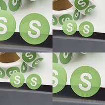 마이몰12 사이즈 스티커 S 스티커라벨지 옷에붙이는스티커