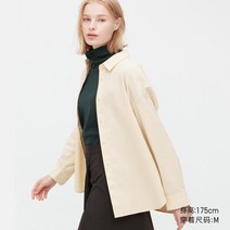 여성 코듀로이 셔츠 유니클로 복 (긴팔 코트