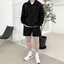 데이 후드 아노락 반바지 SET
