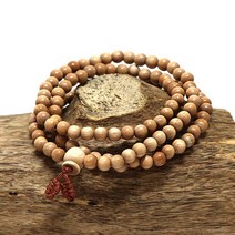 박달염주 - 6 8 10mm 나무염주 108염주 불교용품 불교악세사리