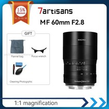 휴대폰망원렌즈 스마트폰렌즈 7artisans 60mm f2.8 canon eosm eosrsony efuji fxm43nikon z 호환, 후지산