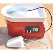 가정용 손물레 도자기 기계 머드 속도 밀링 그릇 회전 창업반 공방 실내용, 350W 독립형 페달 교육 전용