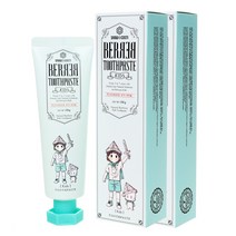 베르베르 어린이 치약 블루베리향, 100g, 2개