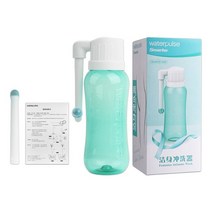 야외 여행 캠핑 휴대용 비데 핸디 수동 비데 분무기 개인 청소기 핸드 헬드 시트 500ml 화장실 태클 위생 세척 eva 병 건강 관리 도구, 녹색 소매 상자