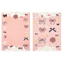 편지지 YL-15 디자인 편지지 일러스트 러브 레터 프로포즈 생일 유리병 플라워 편지지