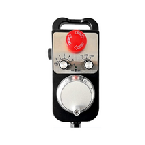 밀링 선반 원형 핸들 핸드휠 펄스 발생기 5v 펜던트 헬드 컨트롤러 46 축 mpg for fagor gsk siemens mitsubishi fanuc cnc system, 비상 정지 기능이 있는 6축