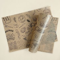 [소행섬] 굿테이스트 골수지 (샌드위치포장 쟁반깔지 튀김 선물포장), 1박스, 2500매입