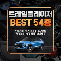 [골져스] 트레일블레이저 전용 인테리어 튜닝용품 모음, 53번 헤드레스트 멀티 수납포켓 브라운