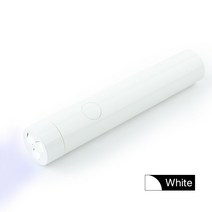 미니 Edieu-미니 네일 램프 USB 휴대용 손전등 펜 LED 기계 UV 젤 네일용 라이트 살균기, 2021White