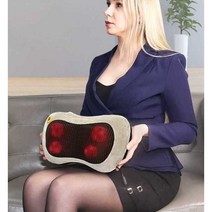 롤링안마기 목 어깨 등 허리 안마기 마사지 베개 의자 자동차 용 롤링 온열, 131 3D입체마사지(침술안마세트 무료)