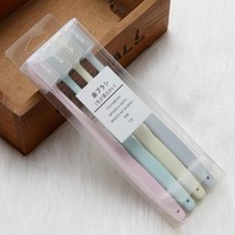 작은헤드칫솔 소두 소프트 털 홈 룩 칫솔커버 커플 마카롱 보리 짚 3839482088, 소두소프트털4개포장주인이다칫솔_허브맛치약1개