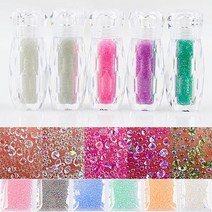 [안산뷰티모아] 픽시 스톤 크리스탈 샤인 트윙클 서포터 트레이 V컷 파츠 뾰족 0.8 ~ 1.2mm 7종 6종세트, 1개, [트윙클 픽시볼]01