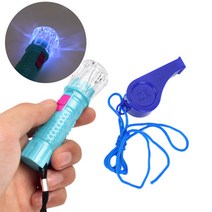 우동방구 어린이 호신도구 세트 호루라기 후레쉬, 1개