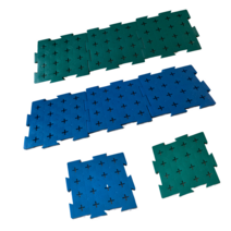 플라스틱깔판 블럭깔판 조립식깔판 바닥깔판 창고깔판 파렛트, 청색, 1개