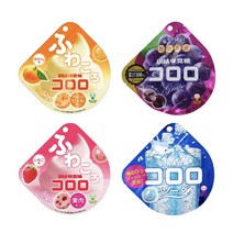 UHA미카쿠도 코로로 젤리 구미 4종, 귤