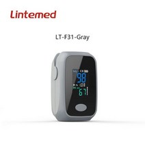 자전거 심박계 Lintemed 휴대용 손가락 맥박 산소 농도계 모니터 심장 박동 건강 관리 고정밀 어머니 키즈 Saturometer 103233, F31-그레이