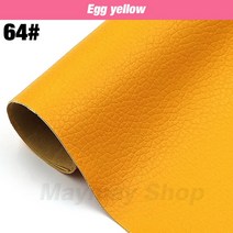 가죽 PU 자체 접착 수정 수리 패치 스틱 온 소파 보조금 패브릭 스티커 스크랩북 소재, 28 Egg yellow_06 137x200cm