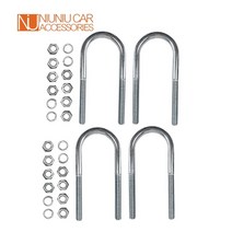 트레일러 스프링 캠핑카 카라반 스프링4pcs 높은 인장 아연 도금 차축 u 볼트 459, 없음