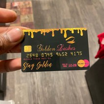 맞춤형 명함 인쇄 플라스틱 로열티 멤버십 선물 PVC 마그네틱 VIP 감사 호일 스탬프 신용 디자인, [01] 8.5x5.4cm, [01] 100 cards Glossy, [01] Gold Numbers