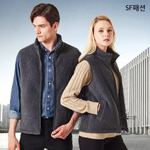 폴라플리스 양털 본딩 조끼