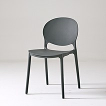 의자 식탁 주방 모던 가정용 플라스틱 의자 심플하고 창의적인 성인 테이블 스툴 네트 레드 게으른 안, 03 4pcs grey