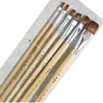 평붓 6종 셋트 찌재료 찌공방