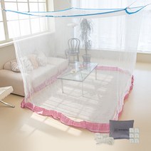 맘스필 1인용 국산 사각모기장 슬림세트