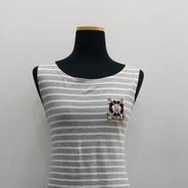 구매 1장씩 S1381/바캉스룩/비치웨어/마린룩/닻자수 민소매원피스 주세요 가능 문의