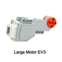 레고 호환테크닉 자동차 호환 테크닉 EV3 하이테크 45500 PF 부품 95646c01 95656 과 가능 DIY 교육용 마인드스톰 빌딩 블록 완구, [06] Large Motor Ev3