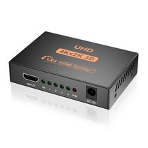 4k hdmi splitter 1 in 4 out hdcp video hdmi splitter switcher 1x2 1x4 splitter 1 in 2 out 1080p, 4k 3d 1x4, 영국 플러그