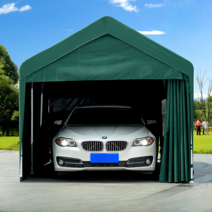 이동식 주차장 차량용 조립식 천막 창고 어닝 캐노피 간이 차고지, 인클로저가 없는 6.0x3.3