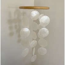 자개 모빌 마크라매 드림캐처 장식 인테리어 홈데코 집꾸미기 감성캠핑, 원컬러