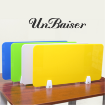 UNBAISER 책상 칸막이 가림막 파티션 아크릴 40cm 50cm 60cm 80cm 90cm 1129NJ540, 옵션-G, 1) 40x20cm