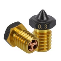 3D프린터필라멘트 최신 CHT 노즐 E3D V6/MK8 PTFE 황동 구리 0.2/0.3/0.4/0.6mm 1.75mm 프린터 용 고 유량, 01 0.2mm_05 2Pcs E3d V6(PTFE)